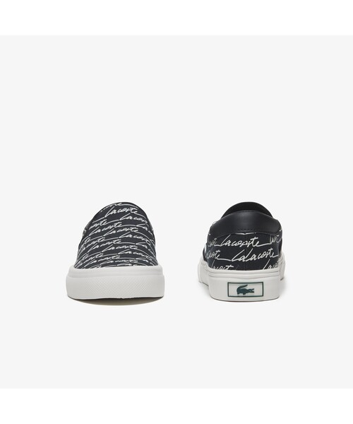 LACOSTE(ラコステ)の「ウィンメンズ WIDE LAST SLIP 0121 1(スニーカー・レディース・ブラック/ピンク・23.0cm/24.0cm/22.5cm/23.5cm/24.5cm)」の6枚目の写真