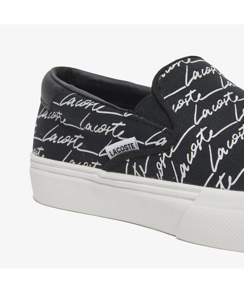 LACOSTE(ラコステ)の「ウィンメンズ WIDE LAST SLIP 0121 1(スニーカー・レディース・ブラック/ピンク・23.0cm/24.0cm/22.5cm/23.5cm/24.5cm)」の12枚目の写真