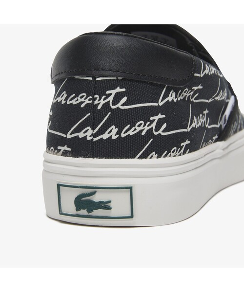 LACOSTE(ラコステ)の「ウィンメンズ WIDE LAST SLIP 0121 1(スニーカー・レディース・ブラック/ピンク・23.0cm/24.0cm/22.5cm/23.5cm/24.5cm)」の7枚目の写真