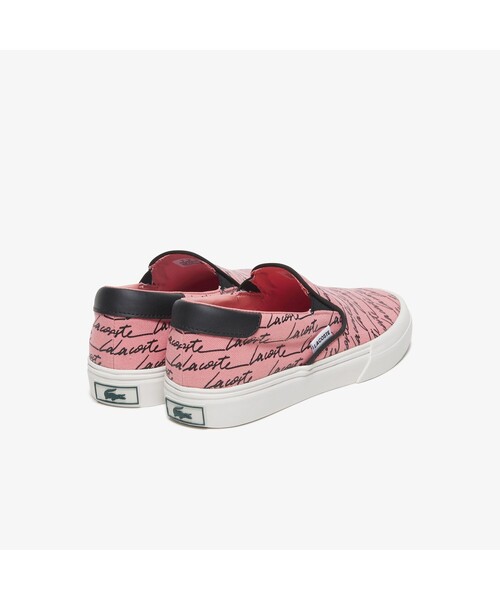 LACOSTE(ラコステ)の「ウィンメンズ WIDE LAST SLIP 0121 1(スニーカー・レディース・ブラック/ピンク・23.0cm/24.0cm/22.5cm/23.5cm/24.5cm)」の10枚目の写真