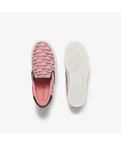 LACOSTE(ラコステ)の「ウィンメンズ WIDE LAST SLIP 0121 1(スニーカー・レディース・ブラック/ピンク・23.0cm/24.0cm/22.5cm/23.5cm/24.5cm)」の9枚目の写真