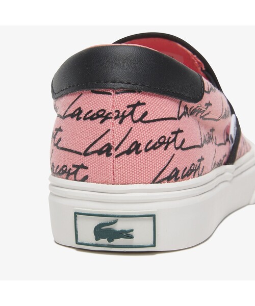 LACOSTE(ラコステ)の「ウィンメンズ WIDE LAST SLIP 0121 1(スニーカー・レディース・ブラック/ピンク・23.0cm/24.0cm/22.5cm/23.5cm/24.5cm)」の13枚目の写真