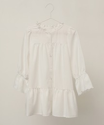 【KIDS】【リンクコーデ】ティアードミニワンピース