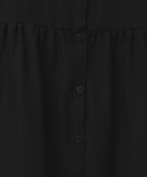 ROPE' PICNIC(ロペピクニック)の「【KIDS】【リンクコーデ】ティアードミニワンピース(ワンピース・キッズ・ブラック/オフホワイト・110/120/130/140)」の5枚目の写真