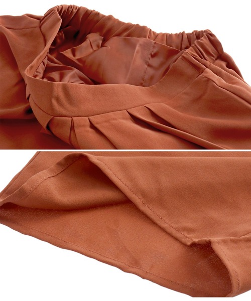 Alluge（アルージュ）の「求心タックパンツ（その他パンツ・レディース・オフホワイト/ブラウン/スミクロ・FREE）」の6枚目の写真