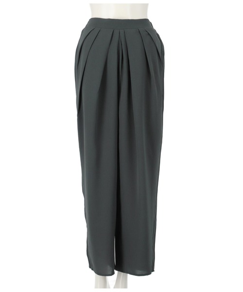 Alluge（アルージュ）の「求心タックパンツ（その他パンツ・レディース・オフホワイト/ブラウン/スミクロ・FREE）」の5枚目の写真