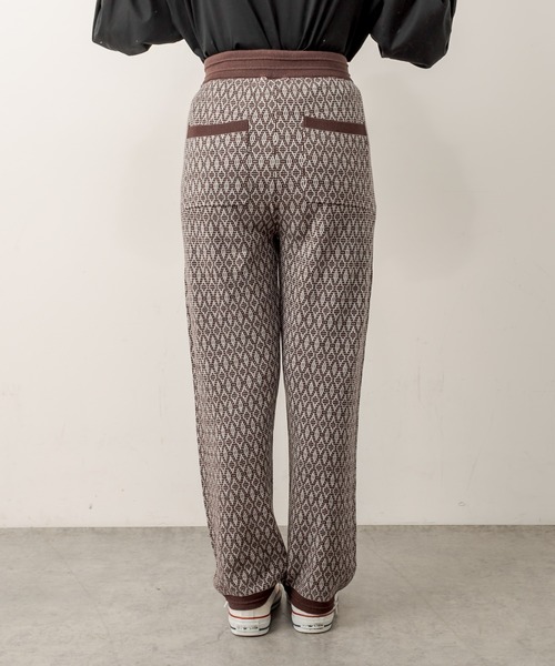 PUAL CE CIN（ピュアルセシン）の「ジャガードパンツ（その他パンツ・レディース・ネイビー/ブラウン/スミクロ・FREE）」の22枚目の写真