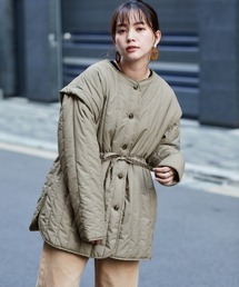 タテキルティングジャケット 2WAY