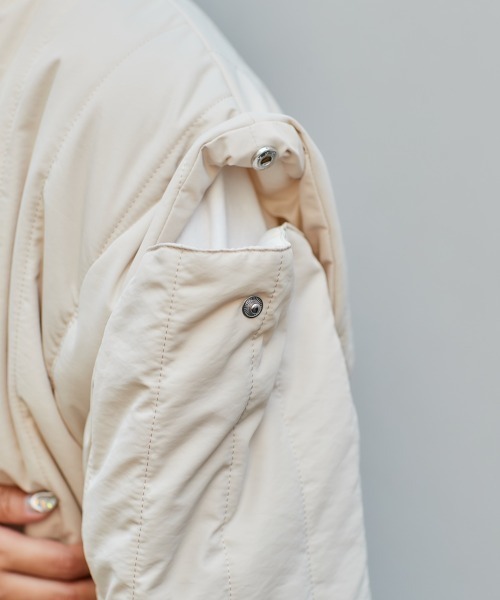 cepo(セポ)の「タテキルティングジャケット 2WAY(その他アウター・レディース・ブラック/オフホワイト/ベージュ/オリーブ・M)」の19枚目の写真