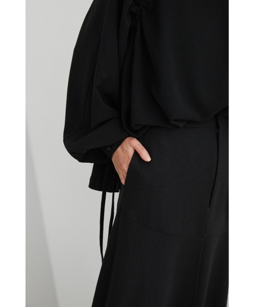 STYLEMIXER(スタイルミキサー)の「ミックスツイードアシンメトリースカート(スカート・レディース・ブラック/ライトブラウン・X-SMALL/MEDIUM/SMALL)」の4枚目の写真