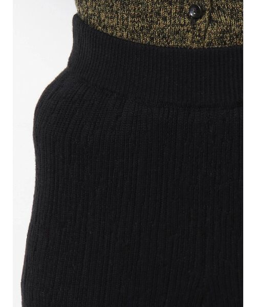 EMODA(エモダ)の「グラデーションリブパンツ(その他パンツ・レディース・ブラック/ブラウン/アイボリー・FREE)」の8枚目の写真