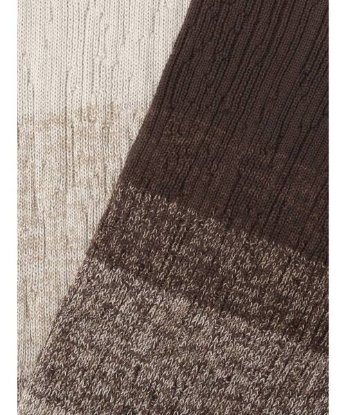 EMODA(エモダ)の「グラデーションリブパンツ(その他パンツ・レディース・ブラック/ブラウン/アイボリー・FREE)」の18枚目の写真