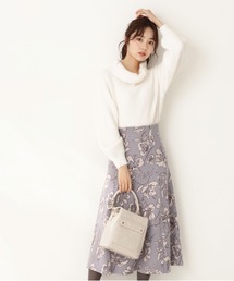 PROPORTION BODY DRESSING | ジャガードフラワーニットスカート / 1211220004(スカート)