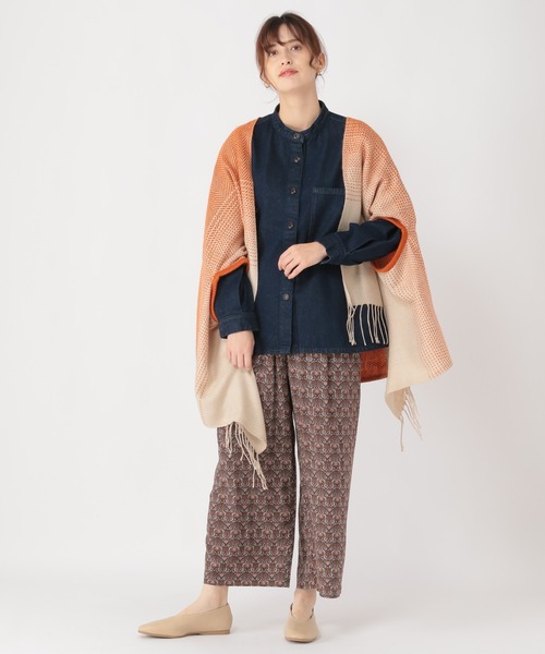 studio CLIP（スタディオクリップ）の「着れちゃうストール21（ストール/ショール・レディース・グレー/その他1/イエロー/オフホワイト/ベージュ/グリーン/ライトグリーン/オレンジ・FREE）」の19枚目の写真