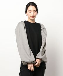 179/WG | チェックスリーブ ドッキングプルオーバー(Tシャツ/カットソー)