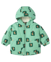 カラフルムーン柄ハーフダウンジャケット