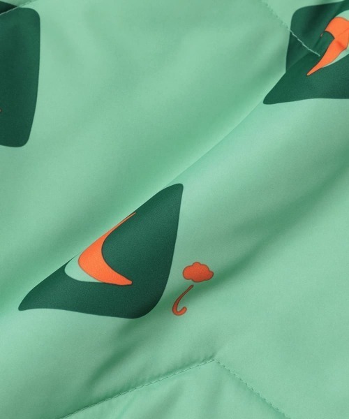 moimoln（モイモルン）の「カラフルムーン柄ハーフダウンジャケット（ダウンジャケット/コート・キッズ・ミント・130cm/120cm/110cm/90cm/100cm）」の8枚目の写真