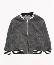 ikka（イッカ）の「【キッズ】シャギーラインリブブルゾン(120~160cm)（ブルゾン・キッズ）」