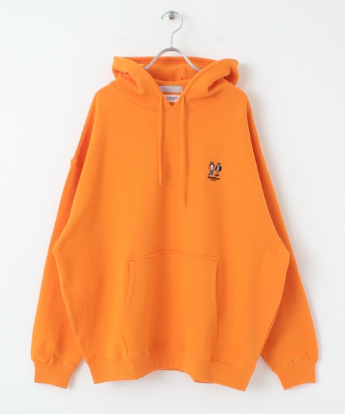 SENSE OF PLACE by URBAN RESEARCH（センスオブプレイスバイアーバンリサーチ）の「『別注』TeddyBear×SENSE OF PLACE　テディベアウラキモウスウェットC（パーカー・メンズ・ブラック/ベージュ/オレンジ・MEDIUM/LARGE）」の18枚目の写真