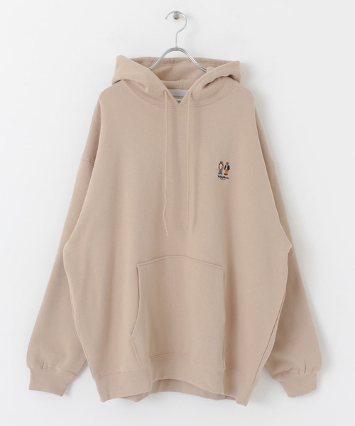 SENSE OF PLACE by URBAN RESEARCH（センスオブプレイスバイアーバンリサーチ）の「『別注』TeddyBear×SENSE OF PLACE　テディベアウラキモウスウェットC（パーカー・メンズ・ブラック/ベージュ/オレンジ・MEDIUM/LARGE）」の20枚目の写真