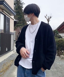 ８(eight) | ざっくり畦編みカーディガン(カーディガン/ボレロ)