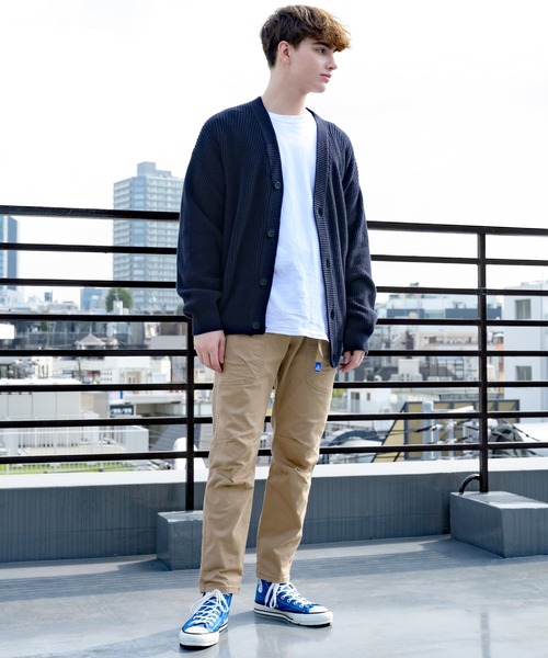 8(eight)(エイト)の「ざっくり畦編みカーディガン(カーディガン/ボレロ・メンズ・サックスブルー/マスタード/ホワイト/ブラック/ライトグレー/グレー系その他/グレイッシュベージュ/ダークブラウン/ケリー/ネイビー・MEDIUM/LARGE/X-LARGE)」の11枚目の写真