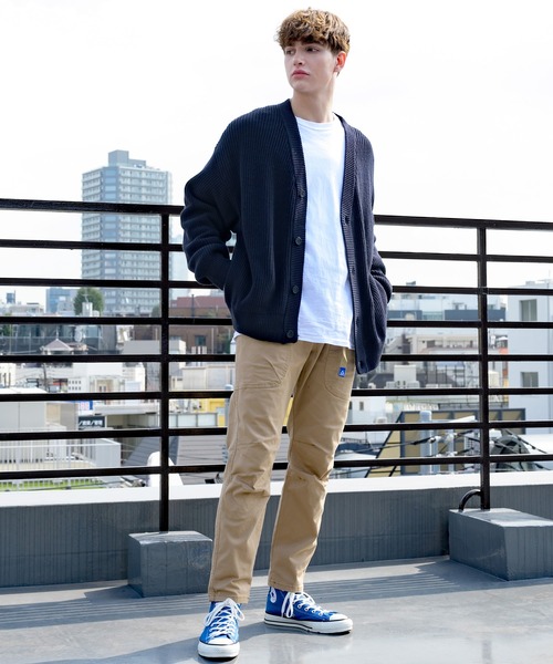 8(eight)(エイト)の「ざっくり畦編みカーディガン(カーディガン/ボレロ・メンズ・サックスブルー/マスタード/ホワイト/ブラック/ライトグレー/グレー系その他/グレイッシュベージュ/ダークブラウン/ケリー/ネイビー・MEDIUM/LARGE/X-LARGE)」の17枚目の写真