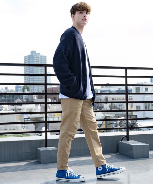 8(eight)(エイト)の「ざっくり畦編みカーディガン(カーディガン/ボレロ・メンズ・サックスブルー/マスタード/ホワイト/ブラック/ライトグレー/グレー系その他/グレイッシュベージュ/ダークブラウン/ケリー/ネイビー・MEDIUM/LARGE/X-LARGE)」の19枚目の写真