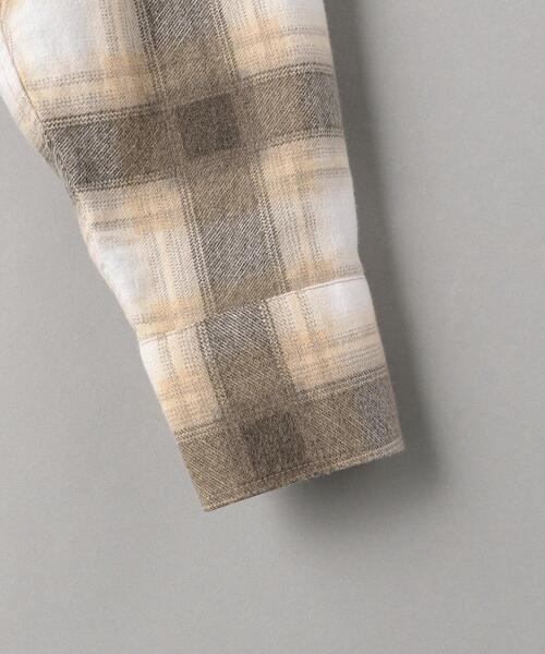 UNUSED（アンユーズド）の「＜UNUSED＞チェック シャツ Ψ（シャツ/ブラウス・レディース・ベージュ・0）」の3枚目の写真