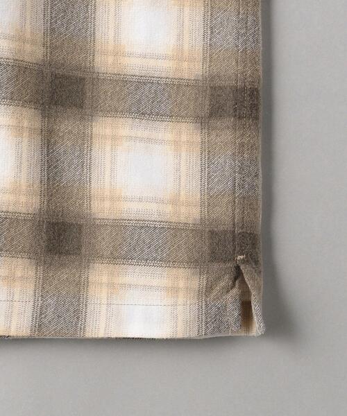 UNUSED（アンユーズド）の「＜UNUSED＞チェック シャツ Ψ（シャツ/ブラウス・レディース・ベージュ・0）」の4枚目の写真