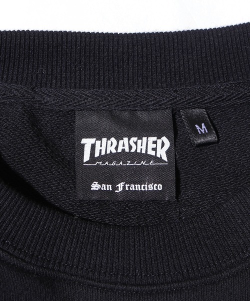 THRASHER（スラッシャー）の「別注：THRASHER/スラッシャー GONZ MAGロゴ ロゴスウェット（スウェット・メンズ・チャコール/ブラック/ホワイト・L/M/XL）」の12枚目の写真