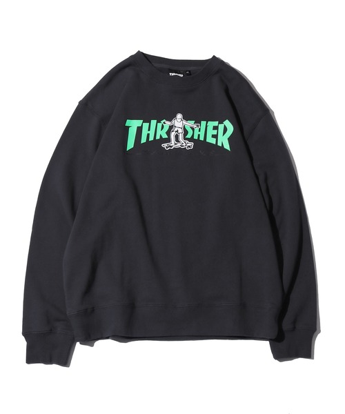 THRASHER（スラッシャー）の「別注：THRASHER/スラッシャー GONZ MAGロゴ ロゴスウェット（スウェット・メンズ・チャコール/ブラック/ホワイト・L/M/XL）」の19枚目の写真