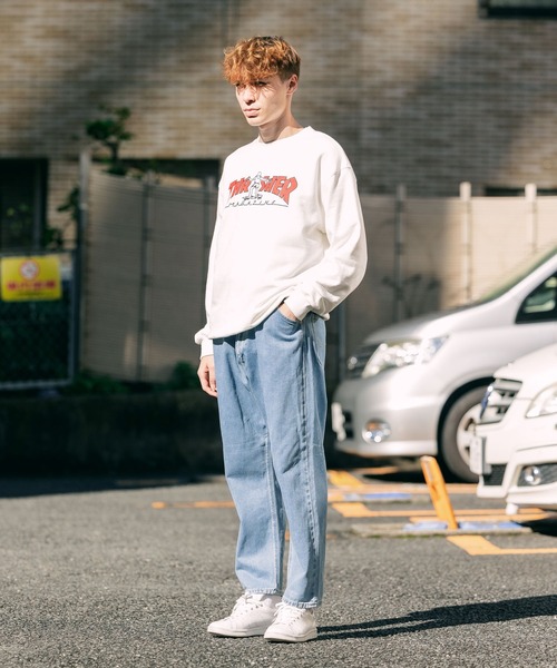 THRASHER（スラッシャー）の「別注：THRASHER/スラッシャー GONZ MAGロゴ ロゴスウェット（スウェット・メンズ・チャコール/ブラック/ホワイト・L/M/XL）」の6枚目の写真