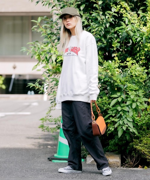 THRASHER（スラッシャー）の「別注：THRASHER/スラッシャー GONZ MAGロゴ ロゴスウェット（スウェット・メンズ・チャコール/ブラック/ホワイト・L/M/XL）」の22枚目の写真