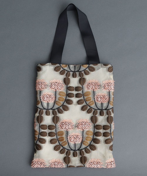 peu pres（プープレ）の「れんげ草JQ バッグ（トートバッグ・レディース・ピンク/オレンジ・FREE）」の20枚目の写真