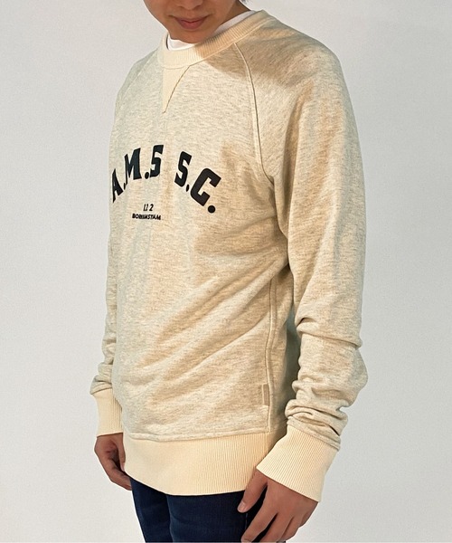 SCOTCH&SODA（スコッチアンドソーダ）の「リバーシブル スウェット【163924】（スウェット・メンズ・ライトベージュ/ネイビー・SMALL/MEDIUM/LARGE）」の14枚目の写真