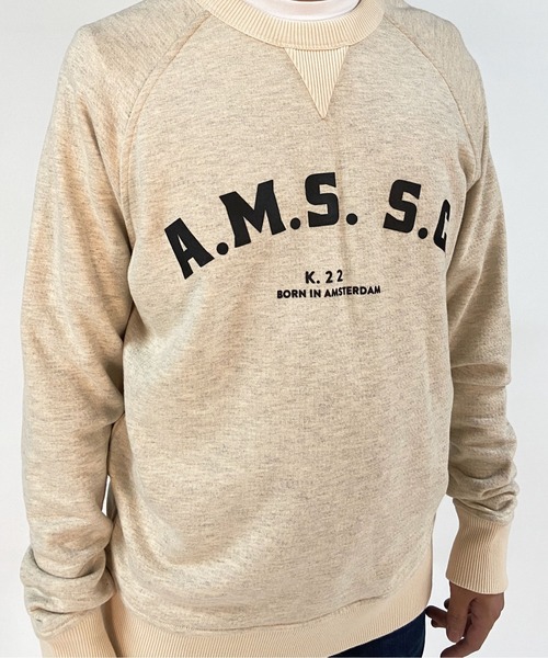 SCOTCH&SODA（スコッチアンドソーダ）の「リバーシブル スウェット【163924】（スウェット・メンズ・ライトベージュ/ネイビー・SMALL/MEDIUM/LARGE）」の13枚目の写真