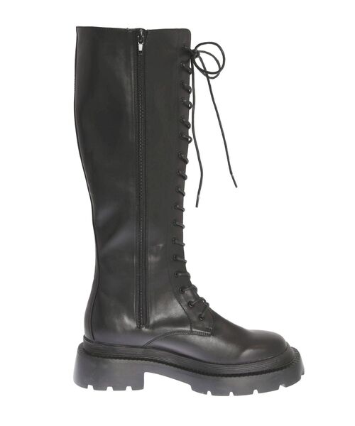 MURUA（ムルーア）の「レースアップロングブーツ（ブーツ・レディース・ブラック・35/36/37）」の9枚目の写真