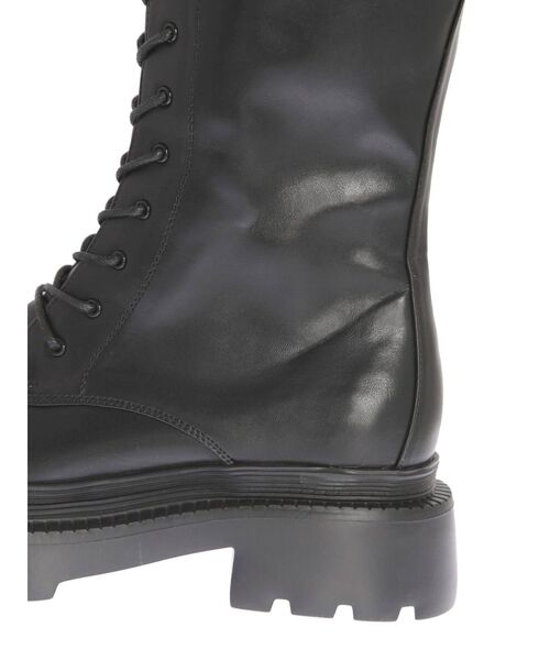 MURUA（ムルーア）の「レースアップロングブーツ（ブーツ・レディース・ブラック・35/36/37）」の6枚目の写真
