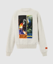 CREWNECK SPLIT HERONS