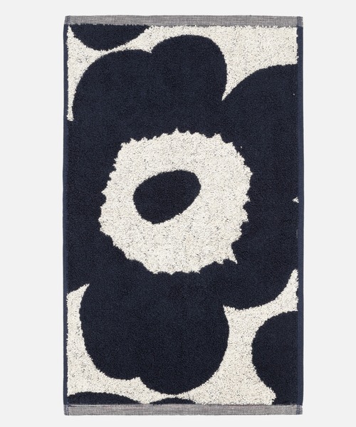 marimekko(マリメッコ)の「Unikko / Guest Towel(タオル・レディース・ダークブルー・FREE)」の1枚目の写真