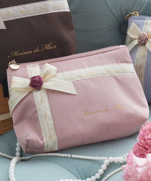 プレゼントリボンポーチ ポーチ Maison De Fleur メゾンドフルール のファッション通販 Zozotown