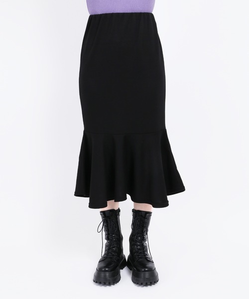 WC(ダブル シー)の「スウェットマーメイドスカート(スカート・レディース・ブラック/グレー・FREE)」の13枚目の写真