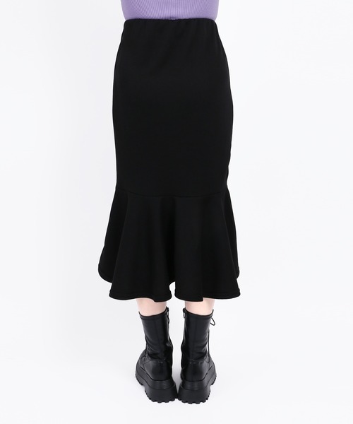 WC(ダブル シー)の「スウェットマーメイドスカート(スカート・レディース・ブラック/グレー・FREE)」の11枚目の写真