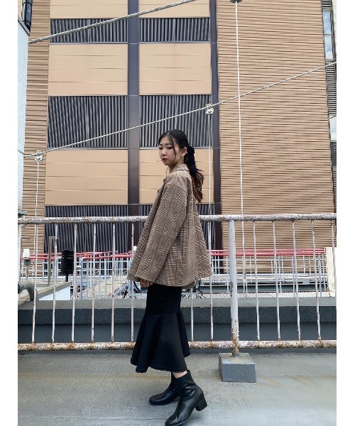 WC(ダブル シー)の「スウェットマーメイドスカート(スカート・レディース・ブラック/グレー・FREE)」の12枚目の写真