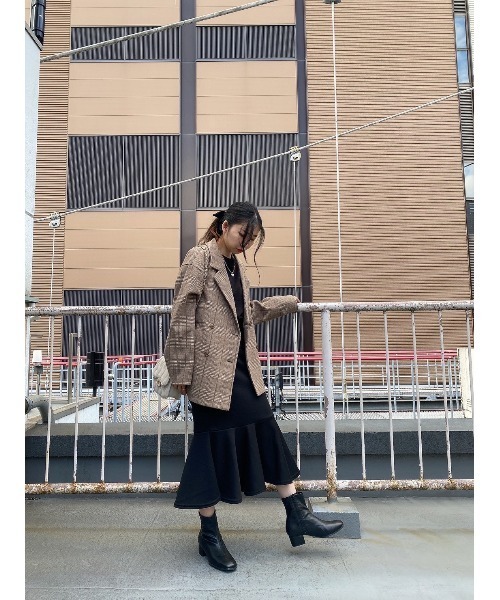 WC(ダブル シー)の「スウェットマーメイドスカート(スカート・レディース・ブラック/グレー・FREE)」の10枚目の写真