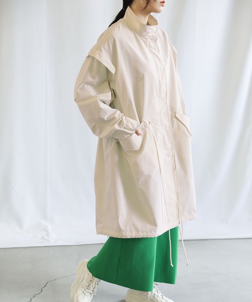 select MOCA(セレクトモカ)の「2022 SS フィッシュテールモッズコート(モッズコート・レディース・ブラック/イエロー/アイボリー/ミント・FREE)」の7枚目の写真