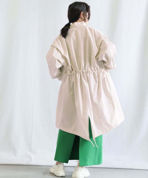 select MOCA(セレクトモカ)の「2022 SS フィッシュテールモッズコート(モッズコート・レディース・ブラック/イエロー/アイボリー/ミント・FREE)」の5枚目の写真