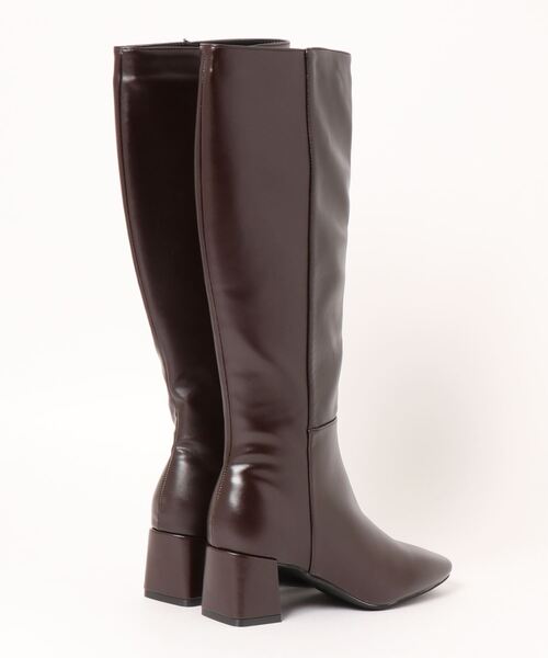natural couture（ナチュラルクチュール）の「ヒールロングブーツ（ブーツ・レディース・ブラック/ブラウン・MEDIUM/LARGE）」の3枚目の写真