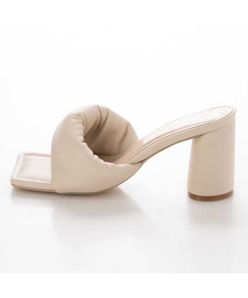 EVOL(イーボル)の「【EVOL】スクエアクッションサンダル IS9742(サンダル・レディース・ブラック/ベージュ/グレー/アイボリー・S/M/L)」の6枚目の写真